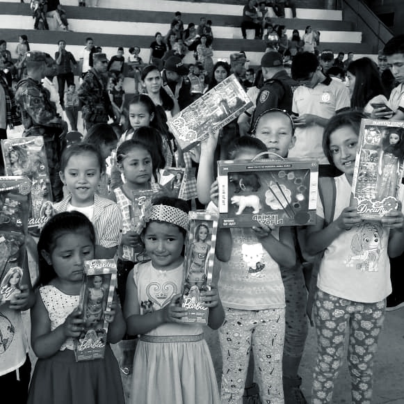 Christmas Donations in Barichara, Colombia